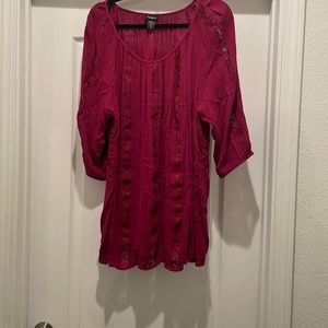 Torrid Lace Detail Blouse